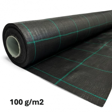 Toile tissée noire bobine 100 ml